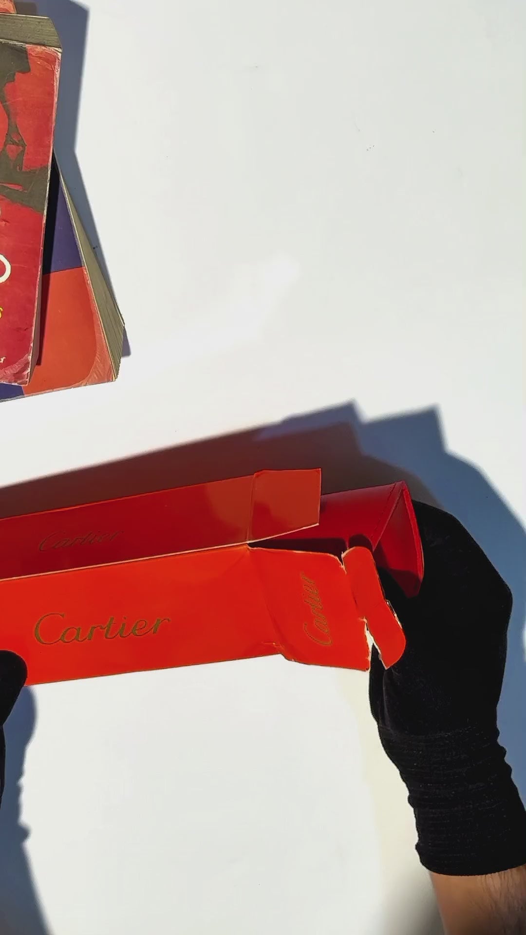 Cartier Vintage Square rimless  sunglasses